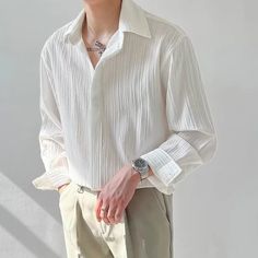 Champange Button Down Mens Shirt, Cheap Beige Men's Shirt, Luxury Tan Men's Tops, Cheap Men's Dress Shirt, Men's Luxury Semi-formal Tops, Luxury Semi-formal Men's Shirt, Luxury Trendy Men's Tops, Cheap White Men's Shirt, Cheap White Shirt As A Gift