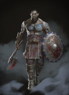 Viking Character, Fantasy Story Ideas, Dungeons And Dragons Classes, Elder Scrolls Online, Paintings And Drawings