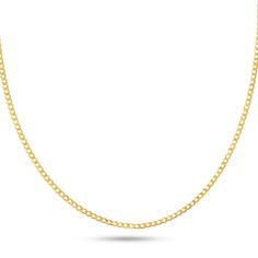 Curbside Chain Necklace Chain Gold Necklace, Sparkly Top, Real Gold Jewelry, Jewelry Brands, Yellow Gold Chain, Chain Gold, Gold Collection, Everyday Jewelry, Curb Chain