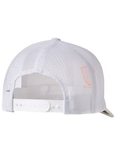 One size snapback trucker hat with white panels, white mesh, neon orange logo, and white highlight. Apple pie, baseball, fireworks, and Till I Die trucker hats. All classics, all year round fun. Our mesh back truckers look good forward, backward, sideways, or hanging off your rear view mirror. And you know the best part? If you ever see someone wearing one there’s a story behind it. So go track down some wild adventures and come back with tales to tell. Material: 85% polyester, 15% cotton Featur White Flat Bill Trucker Hat For Baseball Season, Adjustable White Mesh Hat, White Trucker Hat With Mesh Back, White Cap With Mesh Back, White Mesh Back Hat With Curved Brim, White Mesh Back Cap, White Curved Brim Hat With Mesh Back, Orange Trucker Snapback Hat, White Trucker Baseball Cap With Mesh Back