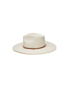 Indulge in the luxurious feel of Chaun Hat, meticulously crafted from premium Japanese Toyo straw and adorned with genuine leather accents. Top of your look with this accessory. Luxury White Woven Hats, Luxury Cream Wide-brim Straw Hat, Penelope Chilvers, Minnie Rose, Mignonne Gavigan, Jewelry King, Perfect White Tee, Blouse Tank Top, Night Cap