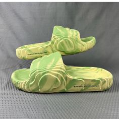 Adidas Adilette 22 Sandals Slides Style Code: Gy1597 Color: Magic Lime Desert Sand Size: 14(48.5) Condition: Brand New Without Box. Spring Green Non-slip Sport Sandals, Comfortable Green Slip-on Sport Sandals, Green Non-slip Synthetic Slides, Green Non-slip Slide Sport Sandals, Casual Green Non-slip Slides, Spring Slides With Rubber Sole And Round Toe, Comfortable Green Slides With Textured Footbed, Green Flat Slippers With Textured Footbed, Green Slip-on Slippers With Removable Insole