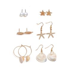 PRICES MAY VARY. Summer Jewelry Earrings: This stylish set of earrings combines popular summer beach elements such as sea shells, conchs, pearls, leaves and starfish to add character and charm to any occasion. Material: starfish earrings set made of high-quality alloy, lead-free and nickel-free, hypoallergenic, not easy to damage, light weight, will not cause damage to the ear, suitable for long-term wear Perfect gift: Bohemian earrings are the perfect choice for your gift, whether it's Christma Summer Gifts For Women, Beach Earrings, Earrings Summer, Starfish Earrings, Summer Gifts, Summer Earring, Earrings Dainty, Bohemian Earrings, Shell Earrings