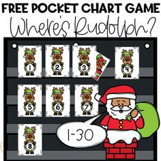 a christmas themed game with santa claus