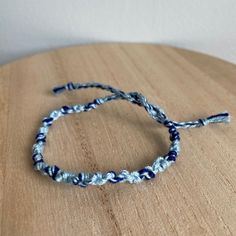 A Handmade Bracelet Or Anklet Woven With Shades Of Blue And White Colors. A Friendship Or Statement Bracelet Perfect For This Summer! Approx. 9 Inches/ 30 Centimeters Long. 10 Woven Bracelets For $25. Trendy Blue Adjustable Cord Friendship Bracelets, Trendy Blue Friendship Bracelets With Adjustable Cord, Trendy Blue Friendship Bracelet, Blue Adjustable Cord Bracelet As A Gift, Blue Adjustable Cord Bracelet Gift, Blue Bohemian Friendship Bracelets For Everyday, Bohemian Blue Bracelets For Everyday, Trendy Blue Braided Bracelet With Sliding Knot, Handmade Light Blue Bracelets For Everyday