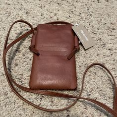 Leather Crossbody Phone Bag With Interior Card Slots, Everyday Leather Shoulder Bag With Card Slots, Brown Wallet With Removable Pouch Crossbody, Leather Phone Bag With Card Slots For Everyday, Leather Phone Bag With Interior Card Slots For Everyday, Leather Shoulder Bag With Card Slots For Daily Use, Brown Everyday Pouch Phone Bag, Brown Soft Leather Crossbody Phone Bag, Everyday Brown Pouch Phone Bag