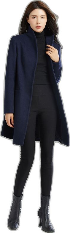 Fitted Outerwear With Lapel Collar In Solid Color, Fitted Solid Color Outerwear With Lapel Collar, Fitted Solid Color Outerwear For Work, Fitted Outerwear With Stand Collar In Solid Color, Wool Coat For Work, Fitted Solid Color Pea Coat, Chic Plain Outerwear For Fall, Fitted Solid Color Blazer For Winter, Casual Wool Coat For Workwear, Solid Color