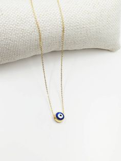 Dainty evil eye necklace is adjustable. This Turkish jewelry would be the great gift as a protection jewelry. Lenght of the nazar necklace is 45 cm (17.5 in) Blue Evil eye bead is 1 cm (0.3 in) For more evil eye necklaces, click the link below; https://www.etsy.com/shop/EyeDesignsbyGG?ref=search_shop_redirect&section_id=30285329 Nazar Necklace, Turkish Eye, Protection Jewelry, Eye Gift, Evil Eye Earrings, Turkish Jewelry, Blue Evil Eye, Eye Earrings, Evil Eye Charm