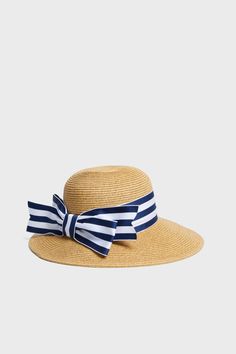 Exclusive Striped Packable Wide Bow Sunhat Sunhat With Ribbon, Summer Beach Sun Hat With Ribbon, Vacation Sun Hat With Ribbon And Short Brim, Summer Straw Hat With Ribbon For Beach, Summer Straw Hat With Ribbon For Vacation, Spring Vacation Sun Hat With Ribbon, Vacation Wide Brim Sun Hat With Ribbon, Vacation Straw Hat With Ribbon And Short Brim, Kentucky Derby Vacation Sun Hat With Ribbon