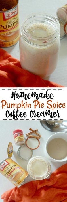 homemade pumpkin pie spice coffee creamer recipe