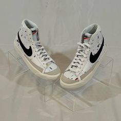 Nike Blazer Mid ‘77 Paint Splatter Gs. Shoes Are Brand New With Box. Shoes Will Be Shipped As Soon As Soon As Payment Is Made. Please Message Me With Any Questions And Check Out My Other Listings! White High-top Sneakers With Paint Splatter, White Custom Sneakers With Paint Splatter For Sports, Sporty White Custom Sneakers With Paint Splatter, White Custom Paint Splatter Sneakers For Sports, White Sporty Custom Sneakers With Paint Splatter, White Paint Splatter Sneakers With Round Toe, Custom White Sneakers For Skateboarding With Speckled Midsole, White Low-top Sneakers With Paint Splatter, White Paint Splatter Low-top Sneakers