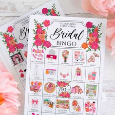 Hot Pink + Orange Bridal Bingo Cards - Greengate Images Bright Colored Bridal Shower Ideas, Bridal Shower Ideas Colorful, Bridal Shower Themes August, Bridal Shower Orange And Pink, Bridal Shower Pink And Orange, Orange And Pink Bridal Shower Ideas, August Bridal Shower Ideas, Orange And Pink Bridal Shower, Pink And Orange Bridal Shower Decor