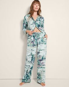 Shop Women's Intimate Clothing - Bras, Panties, Sleepwear, Apparel & More - Soma Printed Pajama, Night Pajama, Best Pajamas, Soma Intimates, Cotton Sleepwear, The Vanishing, Cotton Pajama Sets, Print Pajamas, Cotton Pyjamas