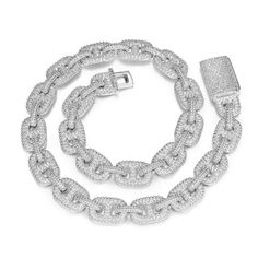 Our top-quality colorless micro and 14mm Iced Out with 5A Zircon cuban link hits harder and outshines everything because its strong, bright white has incredible sparks and does not look fake . Its sparkles is classic and elegant which brings VVSI elegancy that fits to every style of outfit and people When you buy hip hop jewelry of the Miami Cuban link chain it is cheap and gives you the best millionaire luxury status because it’s high quality and moissanite diamond look that sets you apart from Pave Necklace, Miami Cuban Link Chain, Miami Cuban Link, Cuban Link Chain Necklaces, Miami Cuban, Hip Hop Jewelry, Cuban Link Chain, Cuban Link, Micro Pave