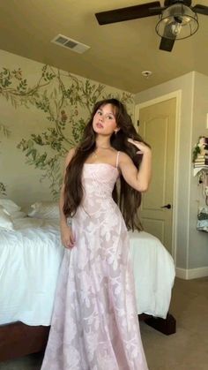 Pink Long Prom Dresses, Tulle Pink, Prom Dress Inspo, Lace Prom Dresses, Prom Dresses Long Pink, Prom Dresses Long Lace, Long Evening Dress, Prom Dress Inspiration, Pretty Prom Dresses