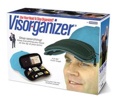 the visorcanizer hat is in its box