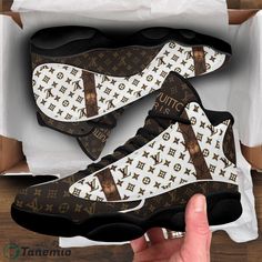 Product Infomation: {{product_name}}This is Shoes Air Jordan 13 Custom Print On Demand. Best shoes gifts for men women with full size+ Style: Air Jordan 13.+ Upper skin can print patterns.+ Hidden... Louis Vuitton Sneaker, Red And Black Shoes, Louis Vuitton Shoes Sneakers, Diamond Vector, Jordan 13 Shoes, Jordans Girls, Jordan Shoes Retro, Limited Edition Shoes, Lv Shoes