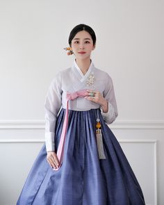 Korean Women's Hanbok - Wedding, Event, Birthday Order Hanbok -CHANSOL Korean Hanbok Aesthetic, Hanbok Traditional Princess, Purple Hanbok, Korean Hanbok Princesses, Hanbok Design, Hanbok Aesthetic, Wedding Hanbok, Korean Traditional Dress Hanbok, Hanbok Wedding