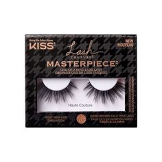 Lash Couture Masterpiece Fake Eyelashes - Haute Couture Clean+Easy Lash Couture Masterpiece Fake Eyelashes - Haute Couture | Black | Sally Beauty Kiss Products, Kiss Lashes, False Eyelash Extensions, Lashes False, Lashes Beauty, Sally Beauty, Faux Mink Lashes, Makeup Eyelashes, Strip Lashes