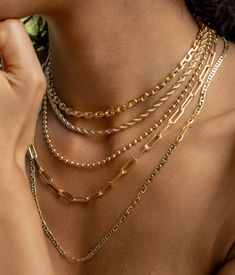 Brazilian Gold Filled rope chain. Gold Necklace Design, Maximalist Jewelry, Trendy Chokers, Brazilian Gold, Sunglass Chain, Necklace Design, Gold Necklace Layered, Chain Jewelry, Gold Chain Necklace