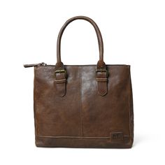 Introducing the City Chic Brown Leather Shoulder Tote—a versatile office bag designed for elegance and practicality. With a central compartment, inside pocket, and sturdy handles adorned with stylish buckles, it seamlessly blends class with functionality. Crafted from naturally tanned buffalo leather, this bag effortlessly transitions from office sophistication to casual chic. Perfect for brunch or quick outings with friends, it complements your style while prioritizing environmental responsibil Modern Leather Bags With Adjustable Handle, Modern Leather Bag With Adjustable Handle, Classic Business Shoulder Bag With Detachable Handle, Everyday Rectangular Briefcase With Top Carry Handle, Rectangular Shoulder Bag With Leather Handles For Work, Classic Bags With Detachable Handle For Everyday Use, Classic Everyday Bag With Detachable Handle, Classic Laptop Bag With Detachable Handle, Everyday Laptop Bag With Detachable Top Handle