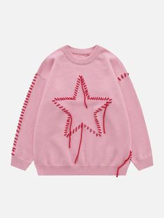 2022 Top Streetwear Brand AelfricEden, Street fashion clothes shopping online, free shipping worldwide! Desain Merek, Streetwear Fashion Outfits, New Sweater, Knit Men, Round Neck Sweater, Graphic Sweaters, Star Sweater, Stylish Sweaters, Sweater Collection