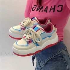 Lasaky - Dopamine Butterfly Wing Sneakers with Skirt and White Shoes Sneakers With Skirt, Strappy High Heels Sandals, Shoe Sole, Strappy High Heels, Vintage Sneakers, Butterfly Wing, Loafers Style, Martin Boots, Casual Sport Shoes