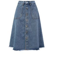 This jeans skirt can wear a stylish and young effect. Extractive raw hem design to bring more fun to denim skirts. Button plackets are easy to put on and off and beautiful. The front pockets are practical and beautiful, adding a level of hierarchy. Complete the charming look for days with a pair of sandals in summer. You can pair it with a top for a fresh look. Denim Blue Cotton Skirt With Button Zip Fly, Denim Blue Cotton Denim Skirt With Button Zip Fly, Cotton Denim Skirt With Button Zip Fly, Denim Blue Skirt With Button Closure, Denim Blue Button-up Cotton Skirt, Button-up Denim Blue Cotton Skirt, Dark Wash Cotton Denim Skirt With Button Closure, Denim Blue Button Closure Denim Skirt, Dark Wash Button Closure Denim Skirt