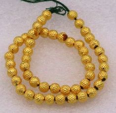 Lot of 50 pieces Vintage handmade 20kt yellow gold beads ball for excellent jewelry making idea trib Diwali Gemstone Round Beads Jewelry, Diwali Jewelry With Round Faceted Beads, Traditional Gold Necklace With Gemstone Beads, Diwali Jewelry With Round Gemstone Beads, Gold Polished Beads Jewelry For Diwali, Gold Jewelry With Polished Beads For Diwali, Gold Necklace With Round Beads For Diwali, Festive Gold Necklace With Gemstone Beads, Festive Gold Necklaces With Gemstone Beads