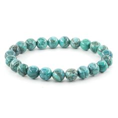 PRICES MAY VARY. Made with hand selected 8mm round high quality beads and the finest quality stretch bracelet string, doubled for extra security. Knot hidden inside beads for clean appearance. Approximately 7 inches in length. This bracelet will fit the average size women's wrists and many smaller men's wrists. The biggest gift of turquoise is helping us know that every part of us is an element of our Divine self, to be understood and embraced. Turquoise encourages to accept ourselves, warts and Average Size Women, Bracelet String, Crystal Chakra, Energy Power, Beautiful Bracelets, Power Crystals, Big Gifts, Amethyst Bracelet, Elastic Bracelet