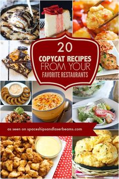 20 copycat recipes from your favorite restaurants