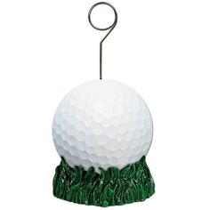 Are you a sports fanatic? Organize fantastic sports events and parties use these fantastic photos or balloon holder decorations. They help in perfectly complementing the theme and enhances the importance of the occasion. Product Features: Golf ball shaped balloon holder. White golf ball placed on top of green-colored grass. Perfect for sports banquets, boy's birthday parties, father's day or any other special occasion. Recommended for indoor use. Material(s): polystone/metal. Note: Pack includes Golf Birthday Gifts, Golf Ball Gift, Balloon Holders, Photo Balloons, Classic Golf