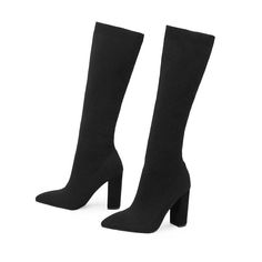 size: 35, Color: Black Zapatillas Aesthetic, Female Packing List, Womens Thigh High Boots, Sheer Swimsuit, Thigh Boot, Super High Heels, Brown Heels, Black Boots Women, Beyblade Burst