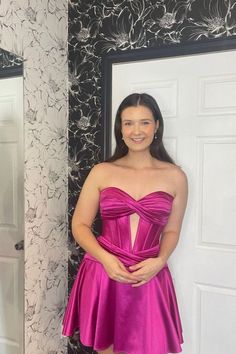 #HomecomingDressGoals #HocoDresses #HomecomingFashion #Prom2024Style #PinterestHocoInspo Sleeveless Pleated Bodice Corset Dress For Prom, Strapless Sweetheart Neckline Dress With Pleated Bodice For Prom, Pink Fitted Bodice Corset Dress For Homecoming, Pink Corset Dress With Fitted Bodice For Homecoming, Sweetheart Neckline Ruched Bodice Corset Dress For Homecoming, Glamorous Overbust Prom Dress, Strapless Corset Dress With Boning For Prom, Strapless Sweetheart Neckline Dress For Homecoming, Pink Sleeveless Corset Dress For Prom