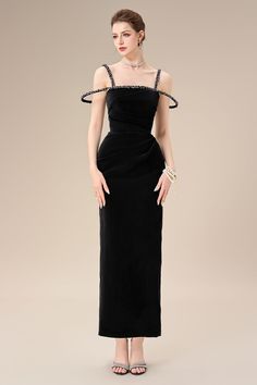 Buy Mystic Sheath Square Neck Velvet Ankle Length Dress at the lowest price in United States. Check reviews and buy Mystic Sheath Square Neck Velvet Ankle Length Dress today. Straight Neckline Evening Dress With Fitted Bodice, Elegant Square Neck Maxi Dress For Gala, Formal Evening Dress With Straight Neckline, Luxury Evening Dress With Straight Neckline For Gala, Black Evening Dress With Straight Neckline, Elegant Black Evening Dress With Straight Neckline, Elegant Square Neck Evening Dress For Prom, Elegant Evening Dress With Straight Neckline For Gala, Elegant Velvet Cocktail Dress