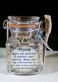 a glass jar filled with lots of different things