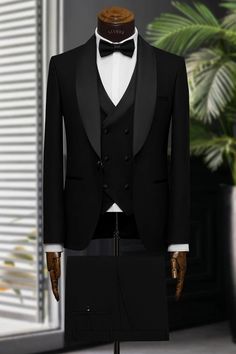 Get your suit rental today from Tailorforall. Our designer Black Shawl Lapel Best Fitted Wedding Groom Suits come in modern styles & colors that are priced to fit your budget. Groom Suits, Wedding Suits Groom, Black Shawl, Tuxedo Wedding, Tuxedo For Men, Groom Suit, Wedding Groom, Single Breasted, Modern Style