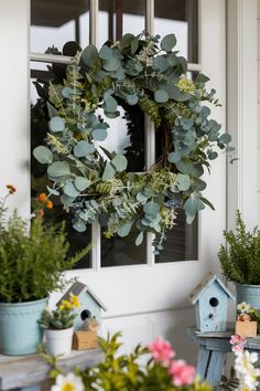 Handmade Eucalyptus Wreath 🌸