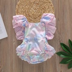 Girl's Clothing Colorful Tie-Dye Rainbow Rompwe Newborn Baby Girls, Tie Dye Rainbow, Girl Sleeves, Bubble Romper, Girls Rompers