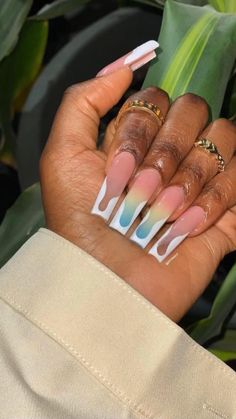 Nail Outline, Outline Design, Cute Acrylic Nail Designs