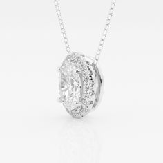 One of the hottest shapes this year, the Oval, makes an instant upgrade with gorgeous round lab grown diamonds framing it delicately. We believe this will soon be your everyday fave and an instant hit with anyone who lays eyes on it! Luxury Oval Moissanite Necklaces, Luxury Oval Pendant Jewelry With Halo Detail, Oval Diamond Pendant, Diamond Frame, Halo Pendant, Diamond Halo, Oval Diamond, Halo Diamond, Diamond Pendant