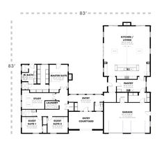 the floor plan for this home