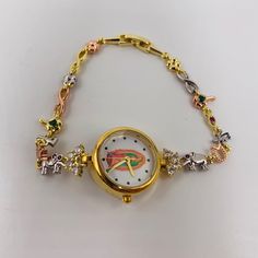 Guaranteed Italian Laminated Gold Watch, Virgin Of Guadalupe Image, Against Water Italian Jewelry Aesthetic, Jewelry Goals, Awesome Watches, Vintage Gold Watch, Vintage Gold Bracelet, Marcasite Bracelet, Italian Bracelet, Colorful Watches, Cultured Pearl Bracelet