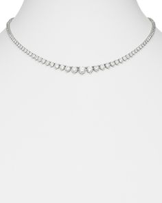 Find Bloomingdale's Fine Collection Diamond Graduated Tennis Necklace In 14k Gold, 15.0 Ct. T. W. Exclusive on Editorialist. Bloomingdale's Fine Collection Diamond Graduated Tennis Necklace in 14K White Gold, 15.0 ct. t.w. - Exclusive Diamond Tennis Necklace, Tennis Necklace, Tennis, White Gold, Necklaces, Luxury Fashion, Gold, White