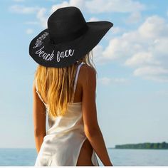 Resting Beach Face Beach Hat Color: Black Never Worn, Perfect Condition. Smoke-Free, Pet-Free Home. Black Bucket Straw Hat For Beach Season, Black Hats With Upf 50+ For Beach Season, Trendy Black Summer Hat, Black Bucket Sun Hat For Beach Season, Black Summer Sun Hat With Uv Protection, Black Bucket Hat For Beach Season, Black Bucket Hat For Vacation, Black Summer Hat With Upf 50+, Black Straw Hat Upf 50+ For Beach Season