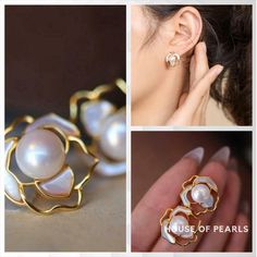 Just in! This unique Rose White Mother of Pearls Earrings Gold Vermeil for $77.00. #pearls #Masterpiece #pearlearrings #tahitianpearls #pearllovers #pearlsofwisdom #freshwaterpearls #realpearls #beautifulPearls #pearlset#houseofpearlsoffical Elegant Flower Earrings For Mother's Day, Elegant White Pearl Earrings For Mother's Day, Elegant Mother's Day Pearl Earrings For Pierced Ears, Elegant Rose Gold Earrings For Mother's Day, Elegant Flower-shaped Pearl Earrings Gift, Elegant Flower-shaped Pearl Earrings For Anniversary, Elegant Pearl White Flower-shaped Earrings, Elegant Flower-shaped Pearl Earrings, Elegant Flower Earrings For Mother's Day Anniversary