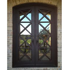 gloryirondoors contemporary design iron entry double doors with double pane tempered glass Front Door Inspiration, Front Door Styles, Iron Front Door, Iron Entry Doors, Black Front Doors, Gorgeous Doors, Double Entry Doors, Double Front Doors, Wrought Iron Doors