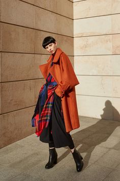 Oversize Trousers, Orange Coat, Dark Cyan, Oversized Coat, Silk Wrap, Satin Silk, Cashmere Wool, Fall 2024, Cool Suits