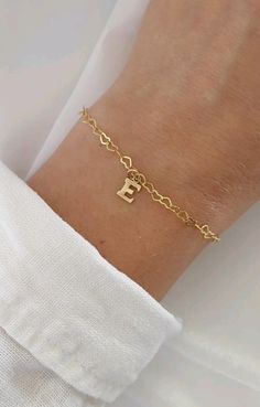 https://begoldenshoppe.etsy.com/listing/1796984315 Mama Bracelet, Personalized Bracelet, Heart Chain, Initial Bracelet, Personalized Bracelets, Heart Bracelet, Charm Bracelets, Gold Filled, Initials