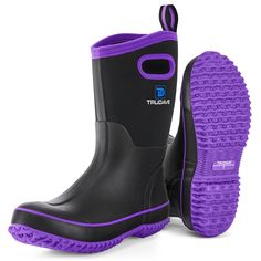 PRICES MAY VARY. 【100% Waterproof & Reliable】The mud boots for women with a soft rubber material can be very protective for toes and feet, and Reliable and 100% waterproof. 【Anti-Slip & Self-Clean】The wide calf rain boots for women with a anti-slip rubber outsole that is self-cleaning. The ridges on the tread allow for dirt to come out easy. We suggest storing the boots in a cool, dry area. 【Lightweight】Trudave womens gardening boots are made of 4mm neoprene (SBR), which is lighter and thinner t Rubber Boots For Women, Gardening Boots, Wide Calf Rain Boots, Insulated Work Boots, Mud Boots, Womens Rubber Boots, Garden Boots, Womens Work Boots, Womens Waterproof Boots